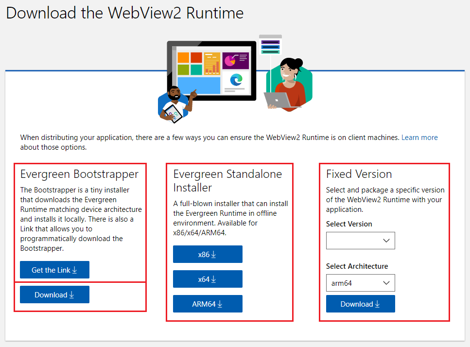 Distribute your app and the WebView2 Runtime - Microsoft Edge Developer  documentation