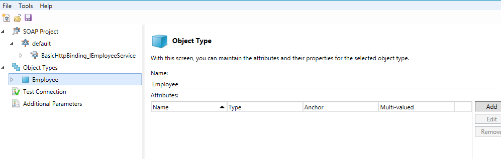 viewing newly created object type