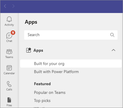 Know about apps in Microsoft Teams - Microsoft Teams