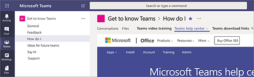 Create your first teams and channels - Microsoft Teams | Microsoft Learn