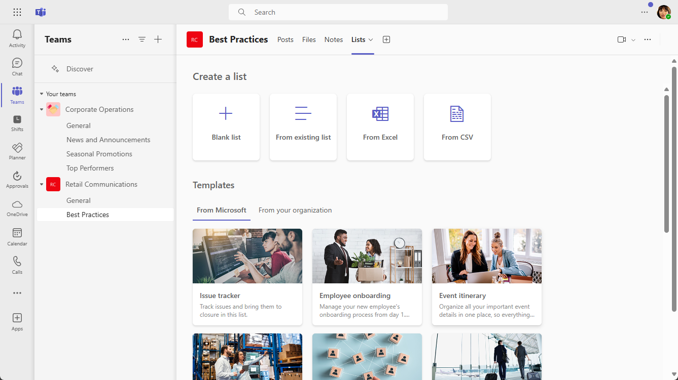 Manage The Lists App For Your Organization Microsoft Teams 