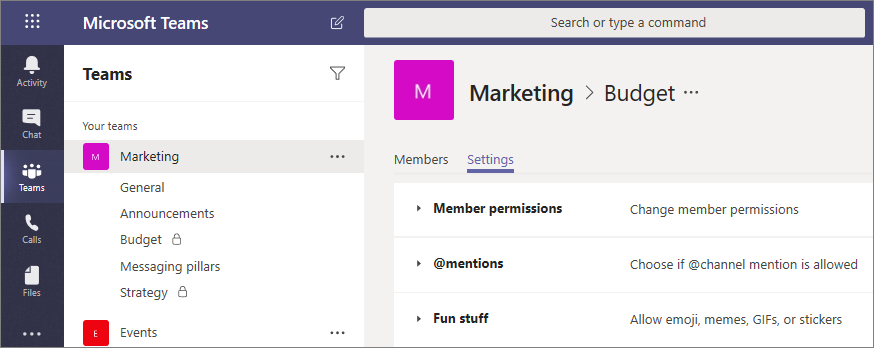 IT Admins - Private channels in Microsoft Teams - Microsoft Teams |  Microsoft Learn