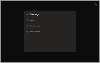 Provision new device option from the Actions tab.