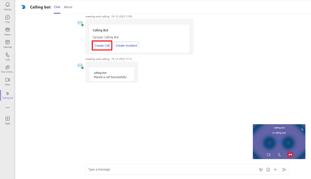 Teams bot with calling and meeting - Teams | Microsoft Learn