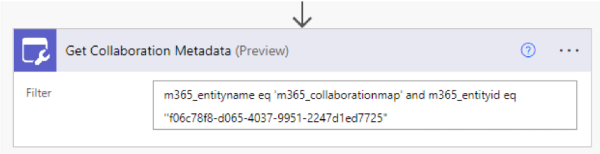 Screenshot is an example that shows how to get collaboration metadata.