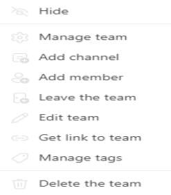 Screenshot describes how to get the linked to the team.