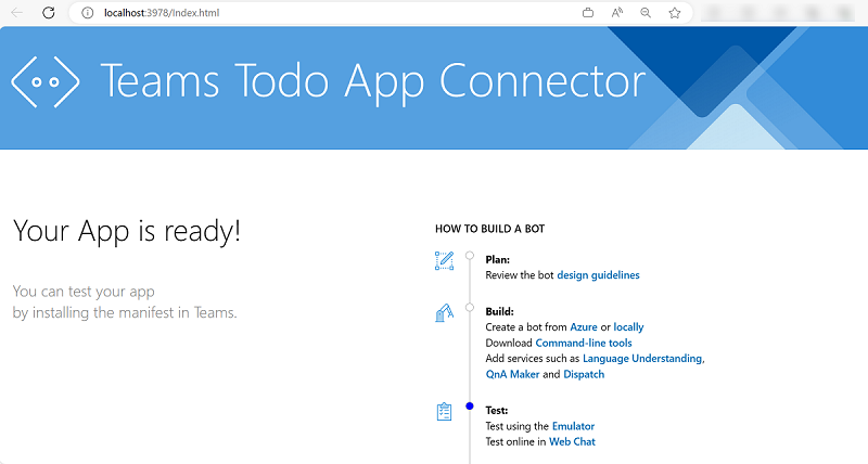 Screenshot of Teams ToDo App displaying the details of tasks.