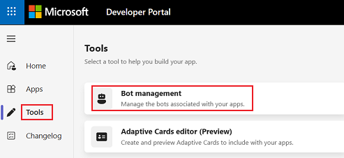 The screenshot is an example that shows the tools in developer portal, which helps you to build key features.