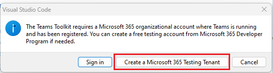 Screenshot shows the Sign in option highlighted in the dialog.