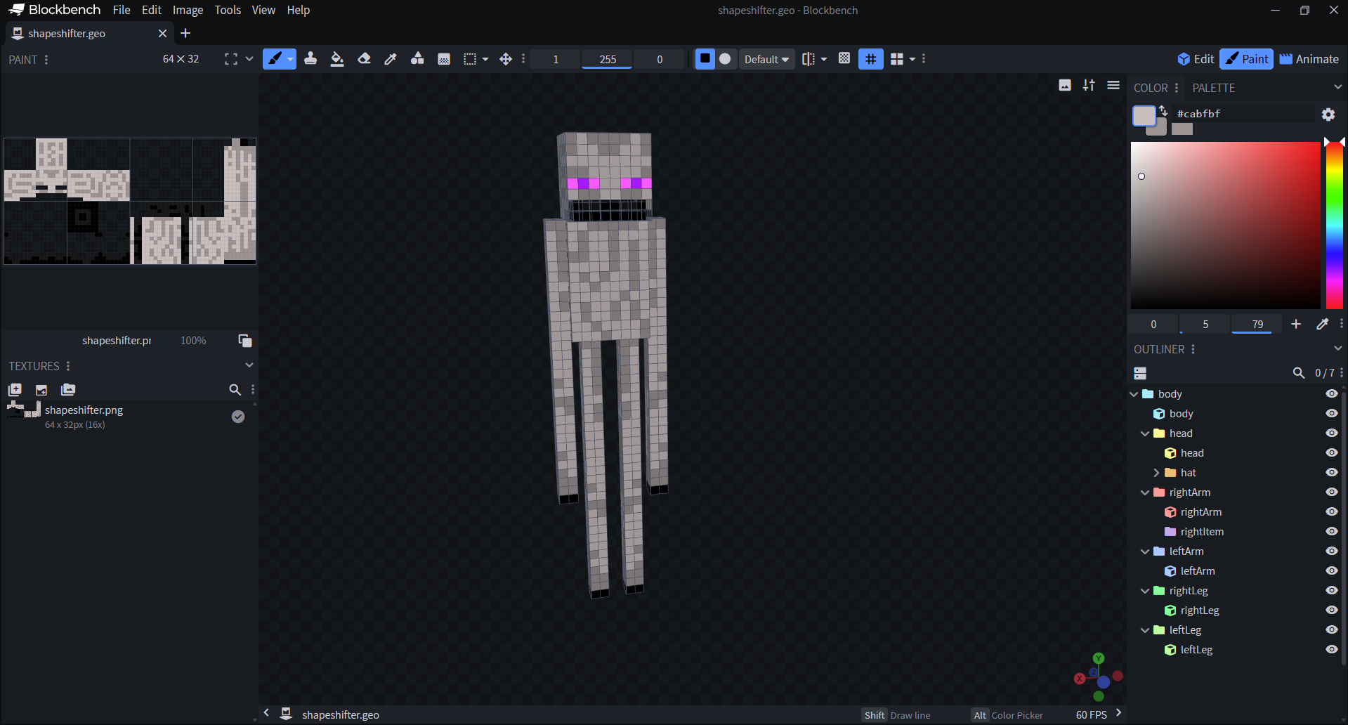 Blockbench Shapeshifter