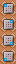 Image of the 4-frame graphic used to animate the back of a command block, showing a square shape with dots
