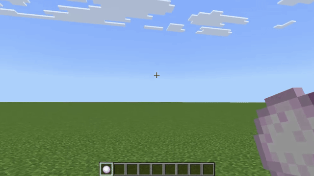 The custom snowball in flight