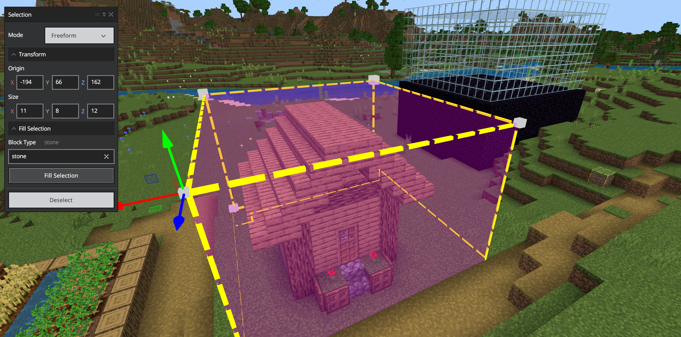 Purple  Minecraft blocks, Minecraft tutorial, Minecraft houses