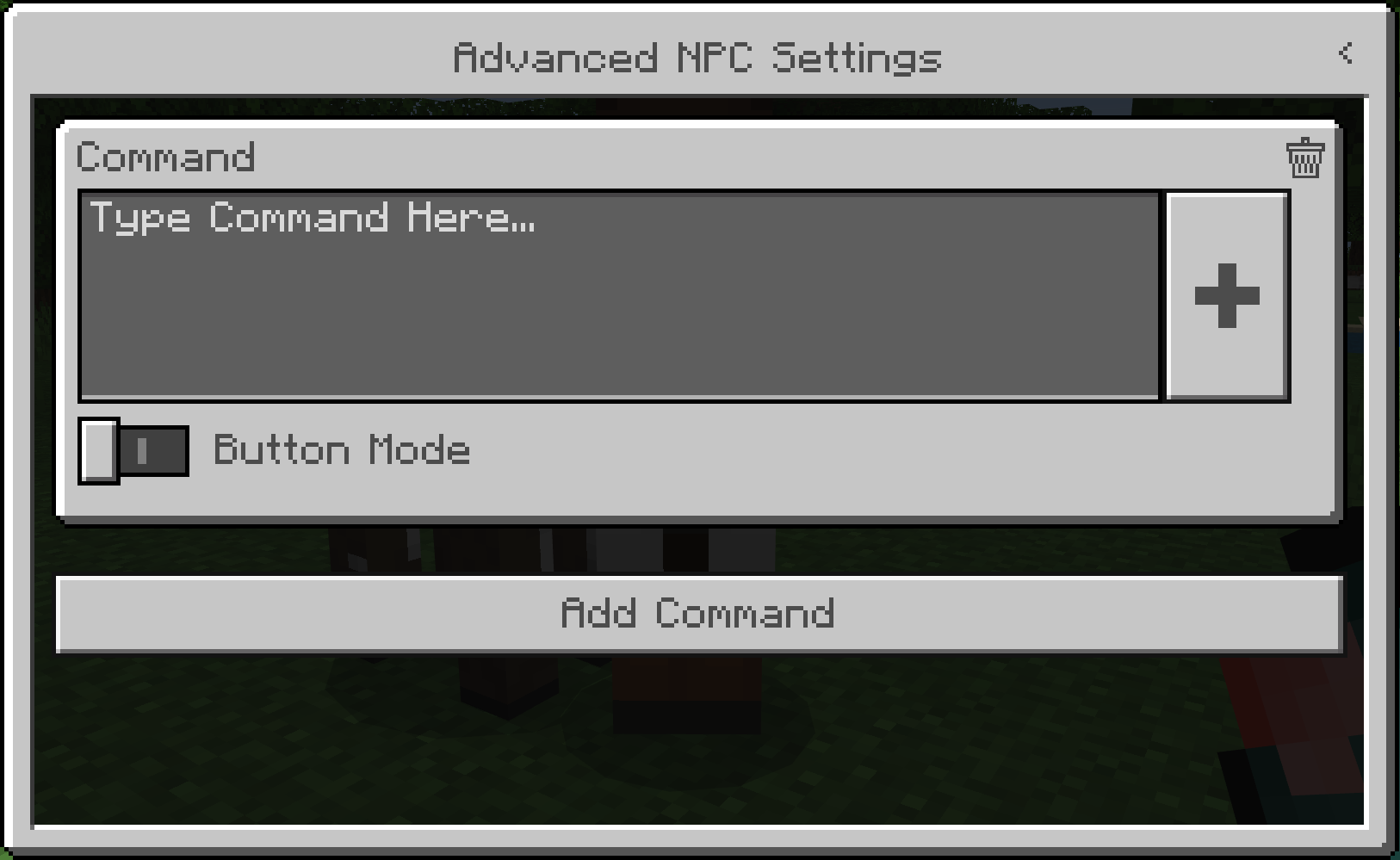 NPC Command Interface