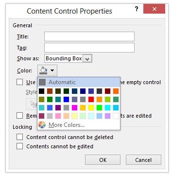 Content Controls In Word | Microsoft Learn