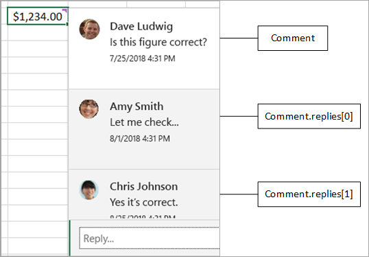 Work With Comments Using The Excel JavaScript API Office Add Ins Microsoft Learn