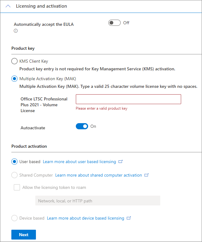 How to download and run Office LTSC installation files not in VLSC