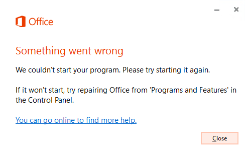 Office doesn't start when Windows runs in safe mode - Office | Microsoft  Learn