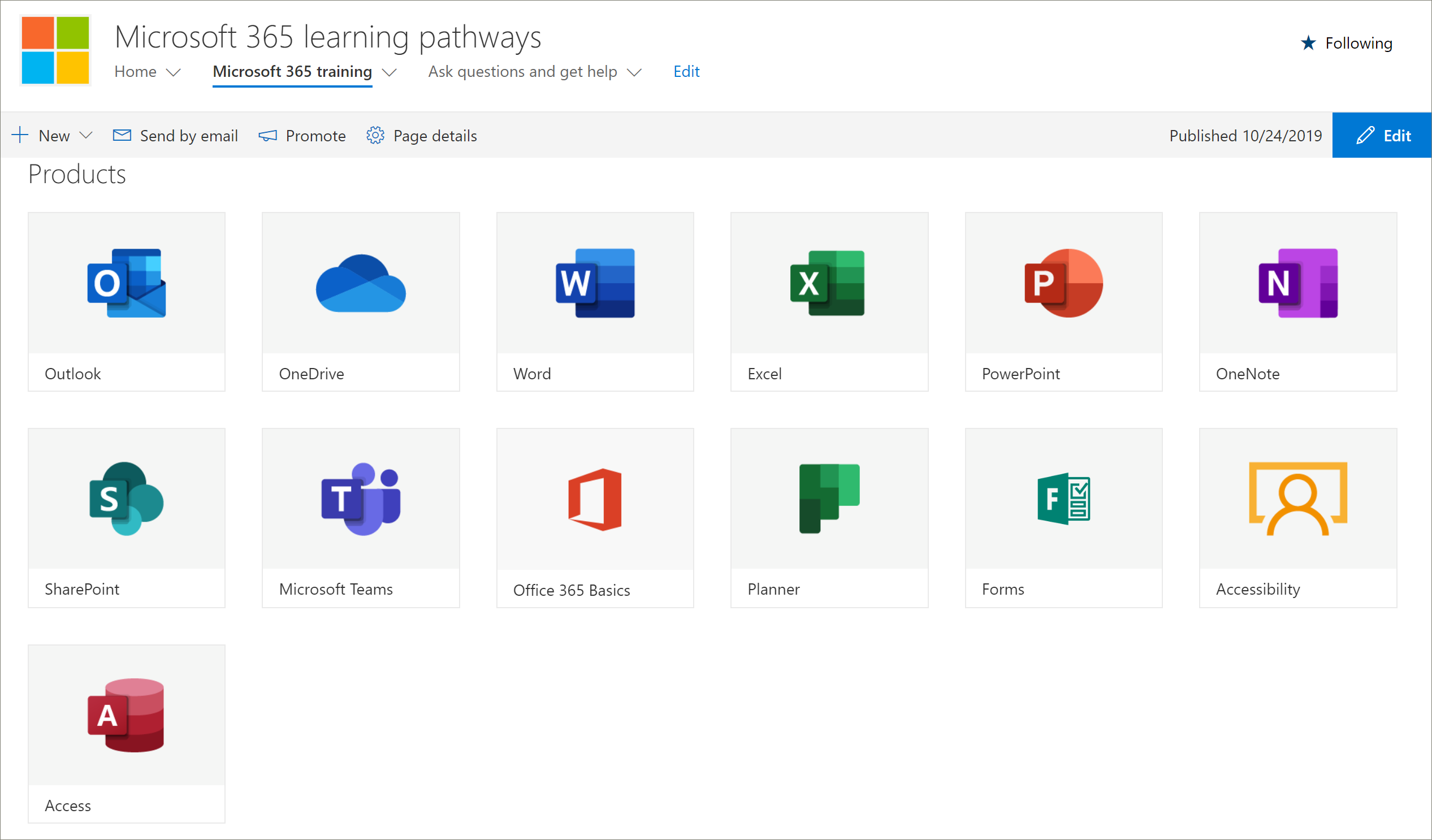 Web part of Office 365