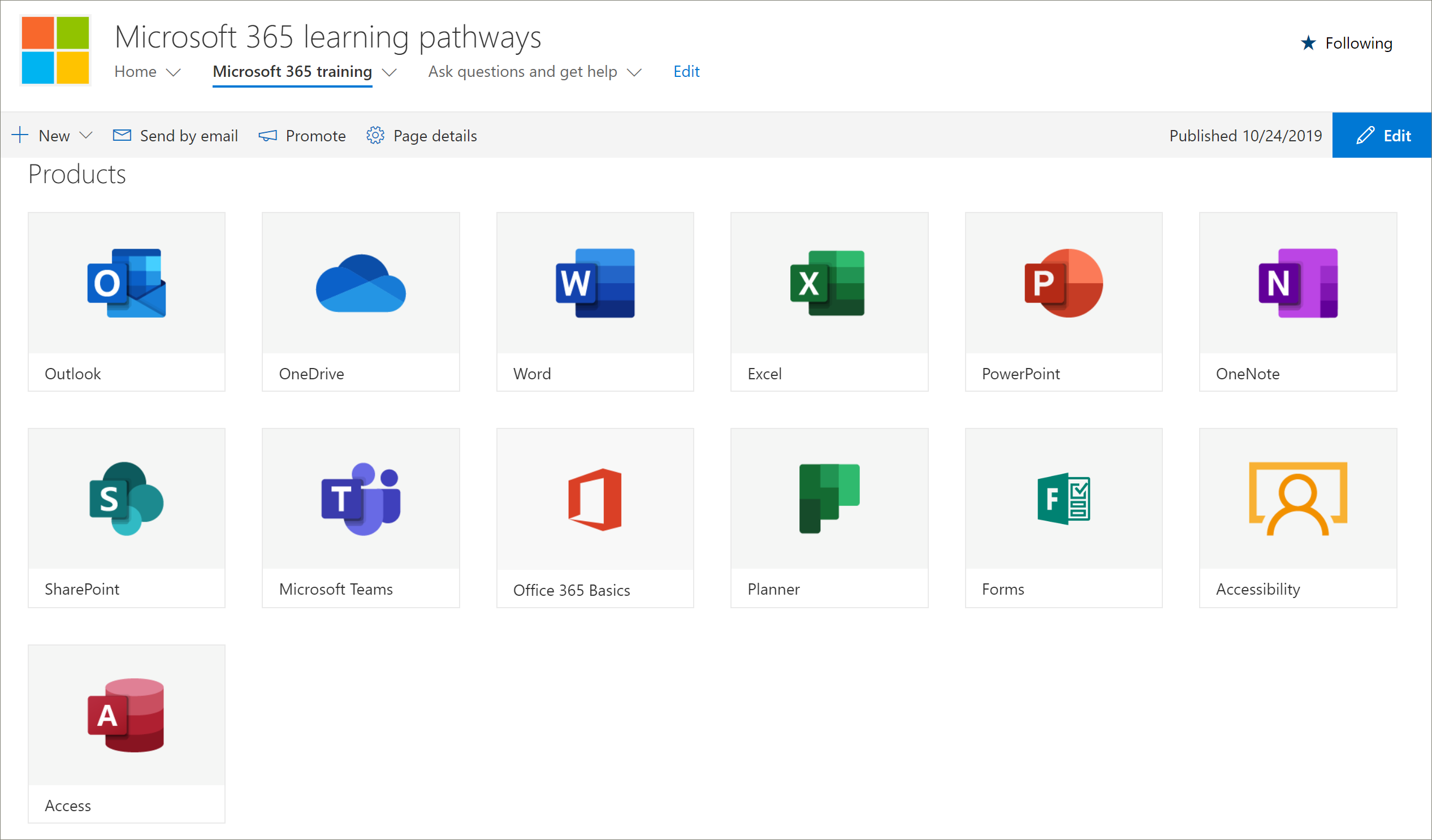 Where Is The Microsoft 365 Learning Web Part Microsoft Learn