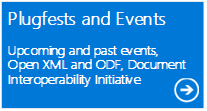 Upcoming and past events, Open XML and ODF, Document Interoperability Initiative