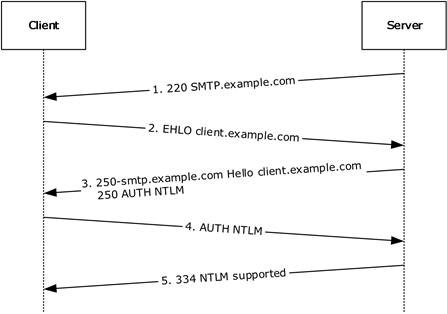 Example authentication exchange