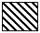 Wide downward diagonal stripes
