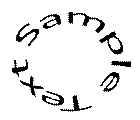 Text shaped in a circle