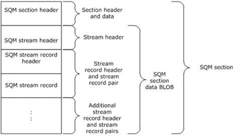 [MS-SQMCS]: SQM Stream Section | Microsoft Learn