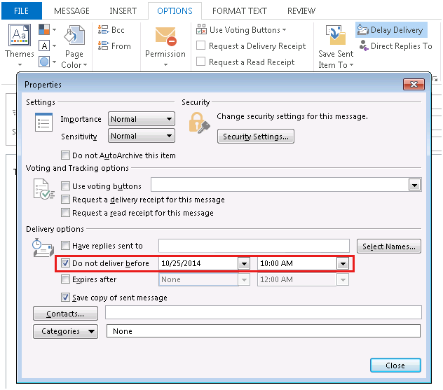 Can't resend a delayed delivery message - Outlook | Microsoft Learn