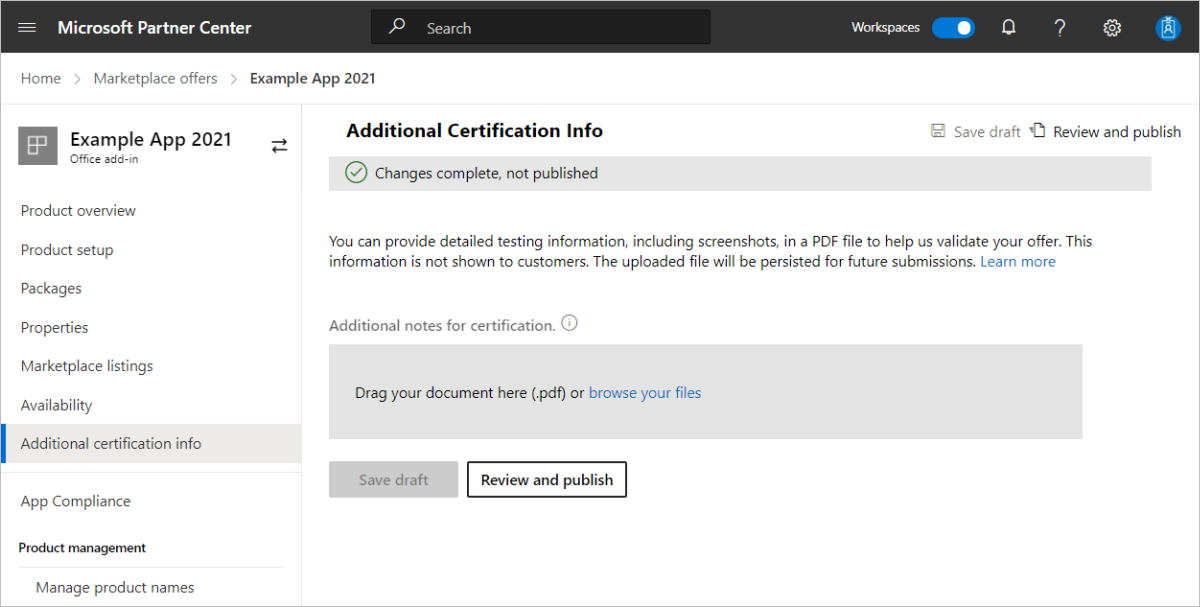 Microsoft 365 Store step-by-step submission guide - Marketplace publisher |  Microsoft Learn