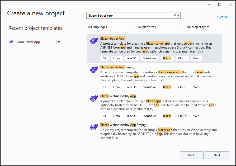 Quickstart: Blazor Server Web API sample (C#) (Microsoft Dataverse) - Power  Apps | Microsoft Learn