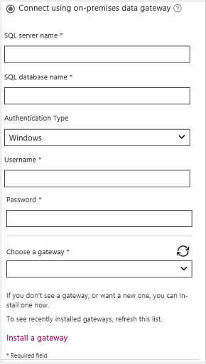 Connect to a database in Azure.
