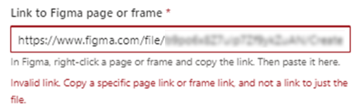 Invalid link. Copy a specific page link or frame link, and not a link to just the file.