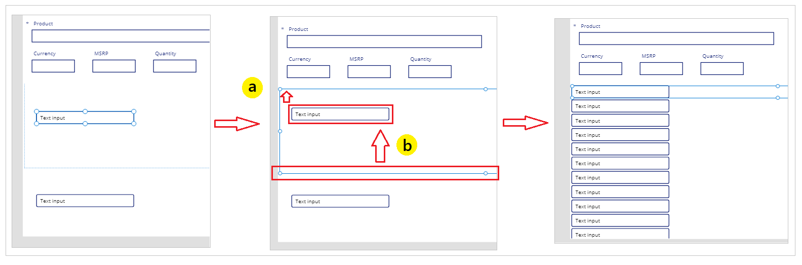 Create and edit elastic tables - Power Apps