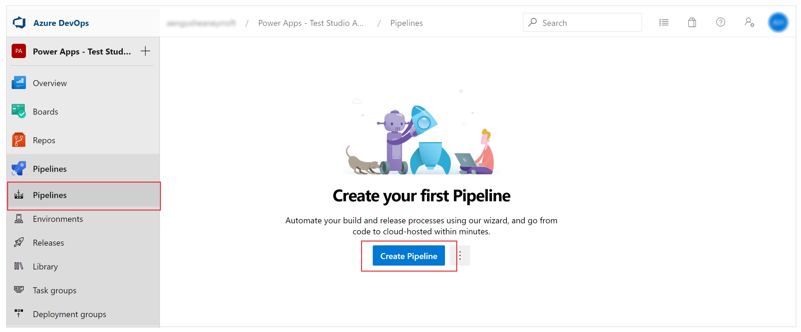 Created pipeline.