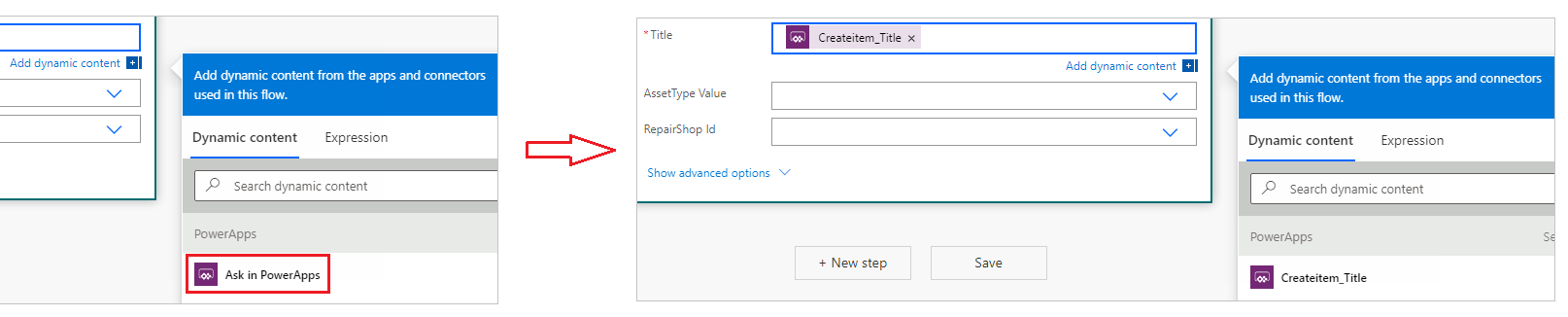 Ask in Power Apps - create title.