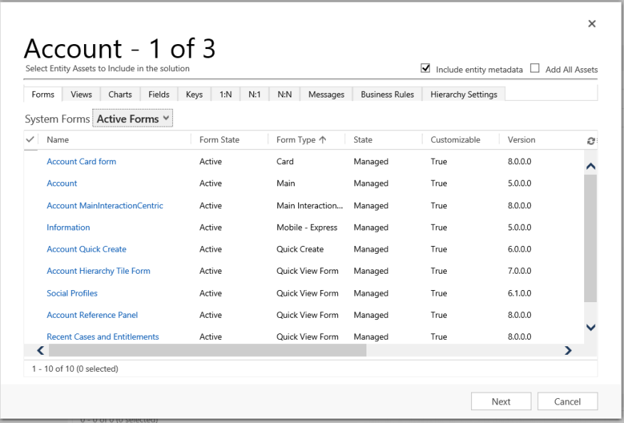 Main manager. FORMVIEW. Quick form Dynamic 365. Quick form Dynamic.