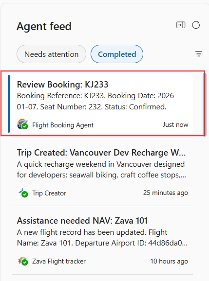 Review task created by automomous agent