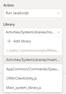 Add JavaScript Library
