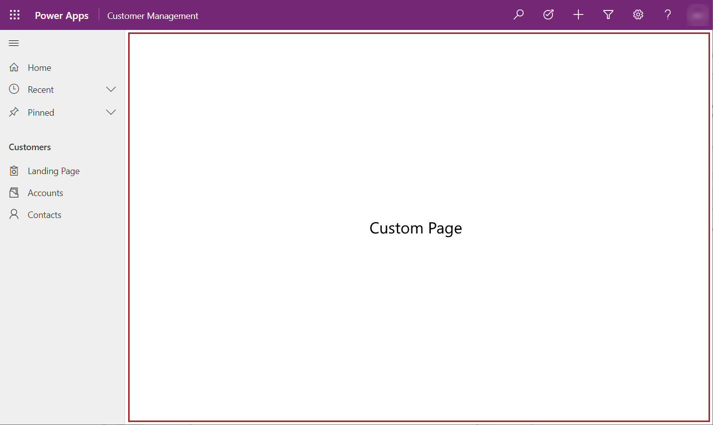 Custom page as main page