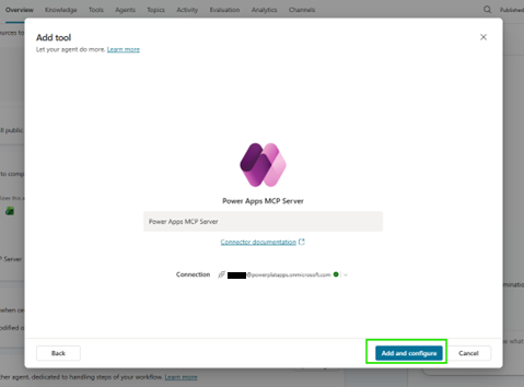 Add Power Apps MCP Server