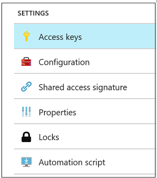 Locate value for connection string from your Azure portal.