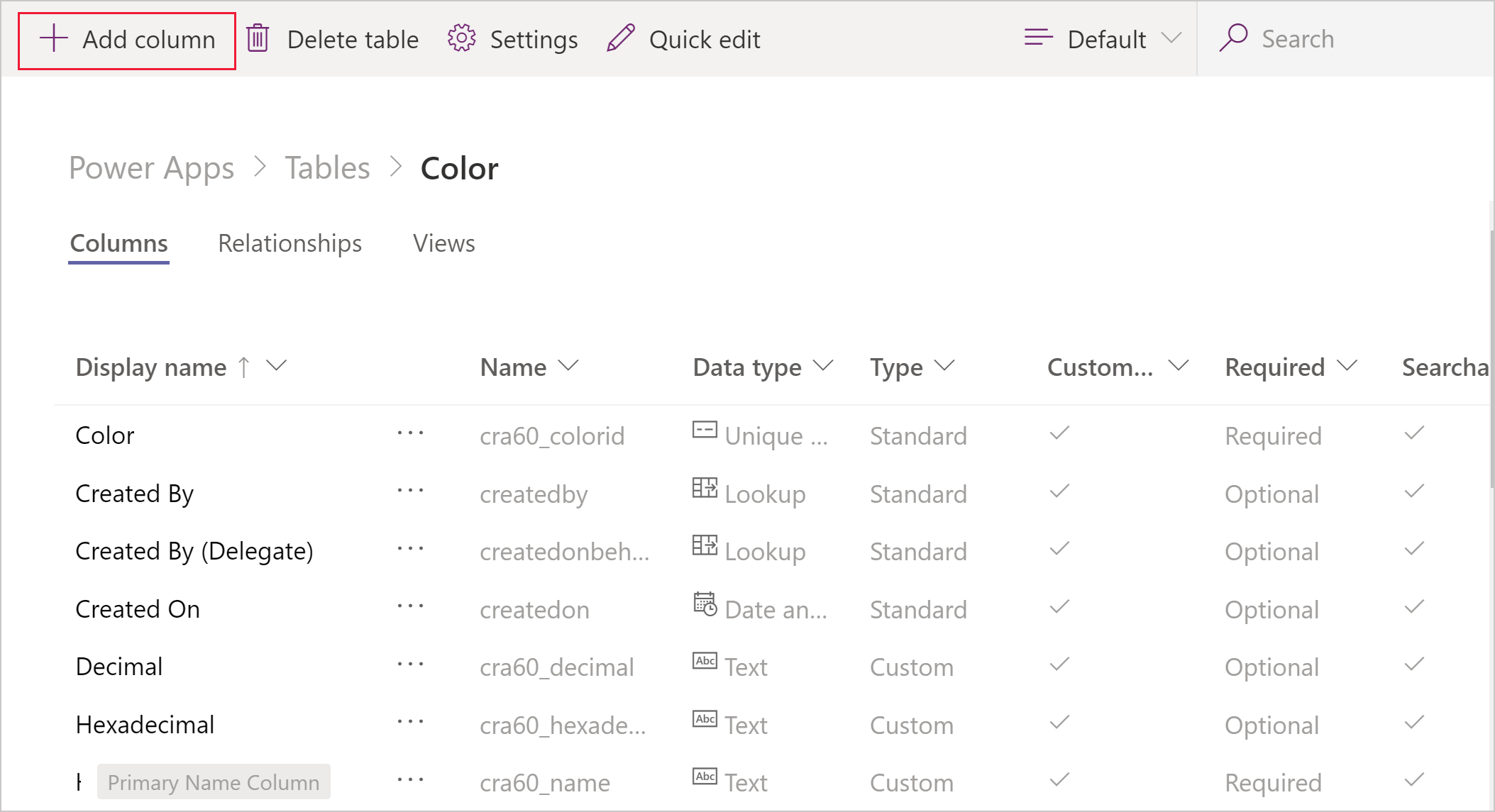 work-with-dataverse-for-teams-table-columns-contains-video-power