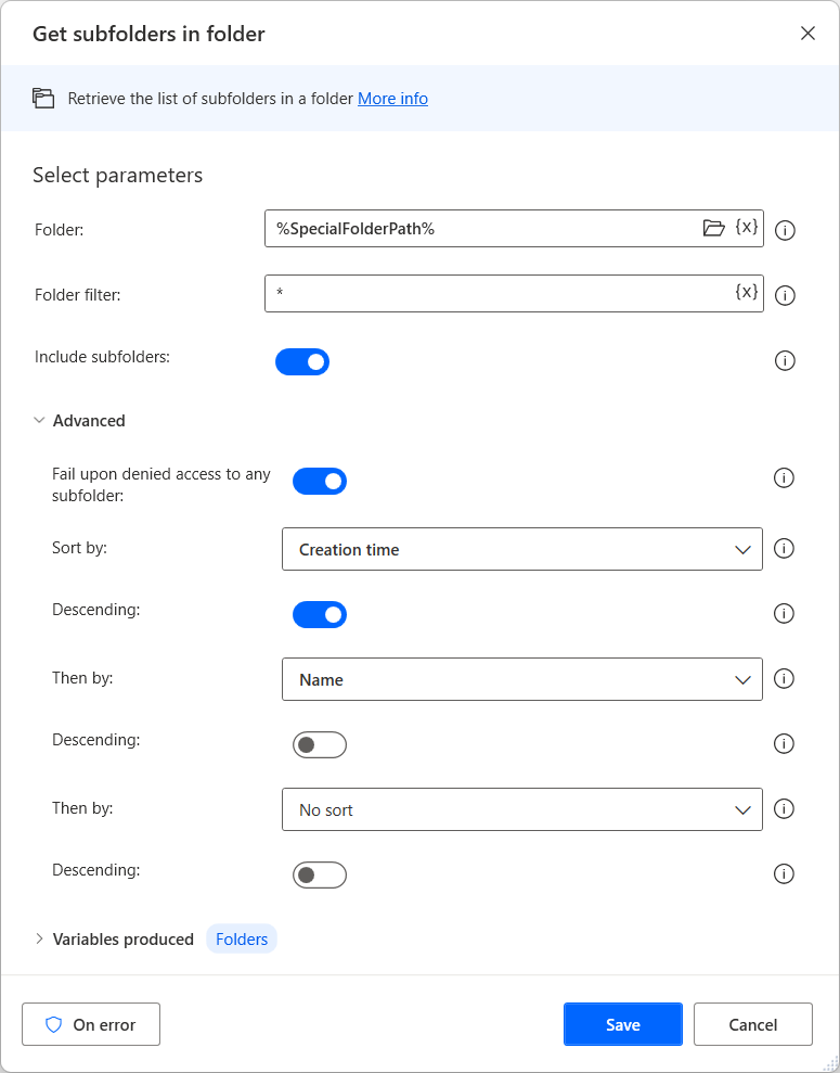 Folder actions reference - Power Automate | Microsoft Learn