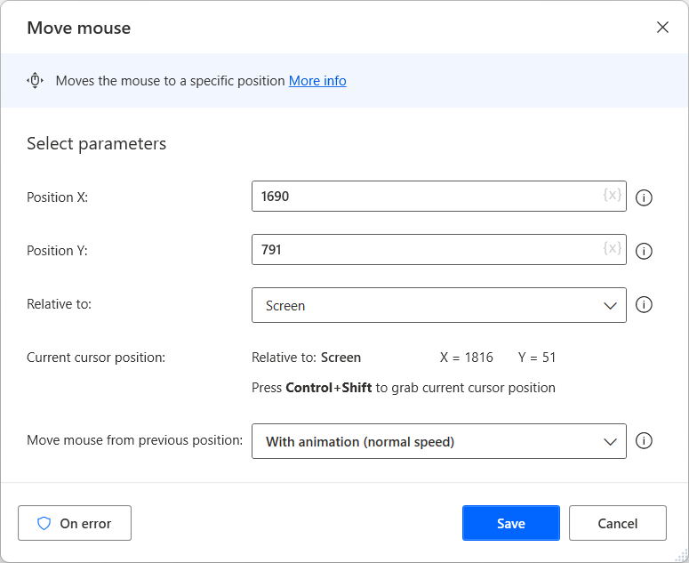 Mouse and keyboard actions reference - Power Automate | Microsoft Learn