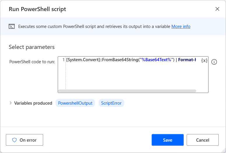 Convert Base64 text to hexadecimal format - Power Automate | Microsoft Learn