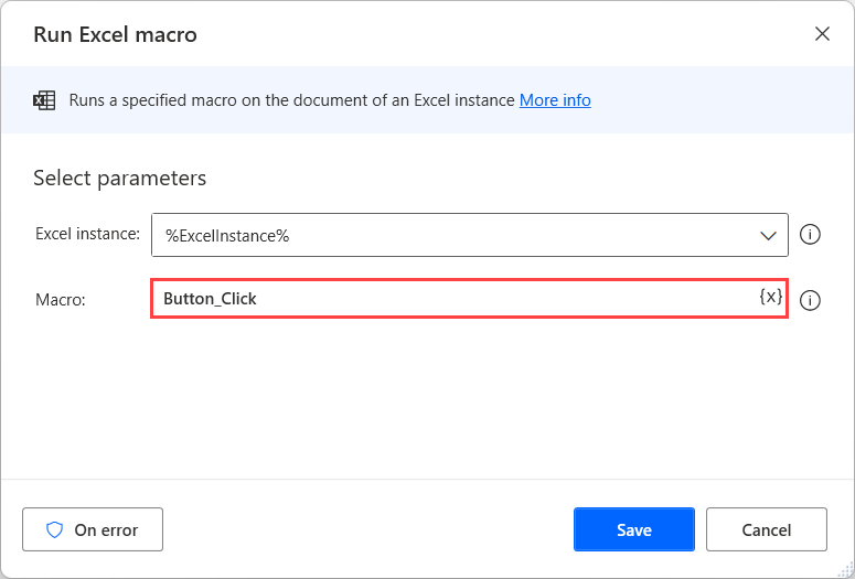 Run macros on an Excel workbook - Power Automate | Microsoft Learn