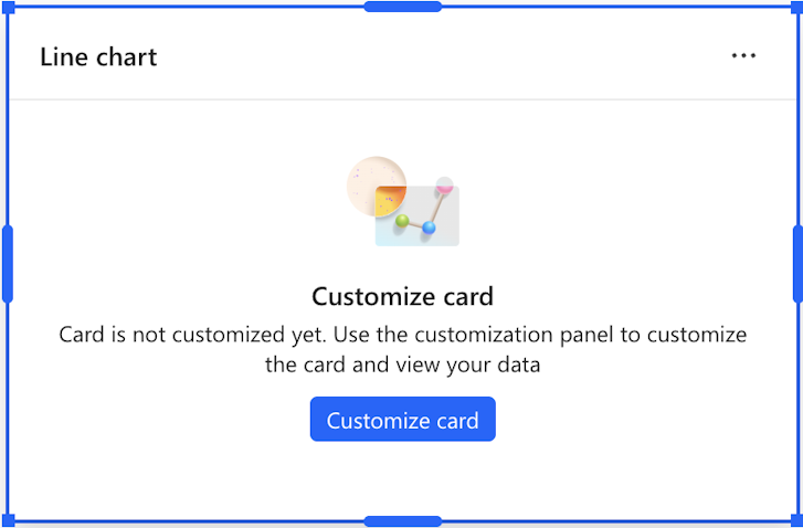 Screenshot of card resize handles in the process intelligence experience.