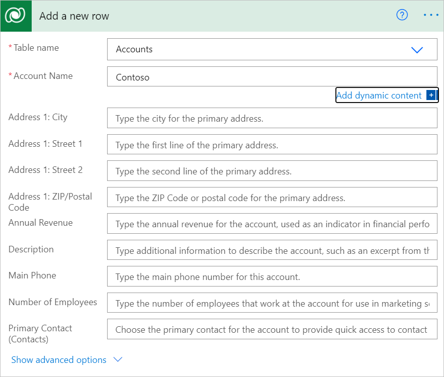 Use relationships to modify rows power automate microsoft learn